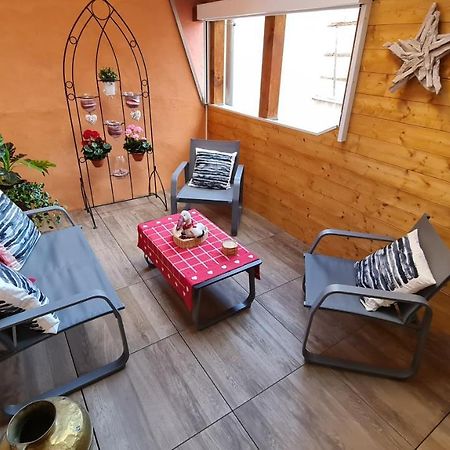 Appartement Duplex Climatise Avec Terrasse "Hansi" กอลมาร์ ภายนอก รูปภาพ